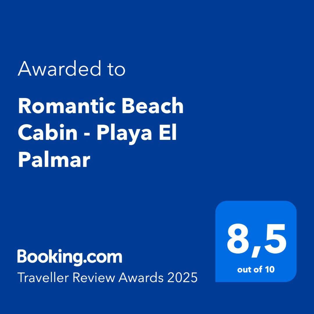 Romantic Beach Cabin - Playa El Palmar El Palmar  Exteriör bild